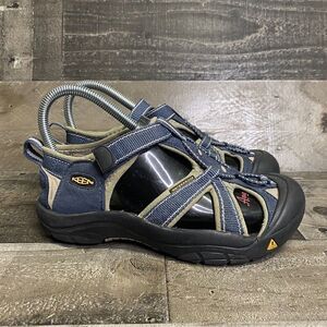 KEEN Blue Waterproof Rubber Toe Hiking Trail Shoes Sandals Size 3